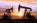 oil pumps on sunset